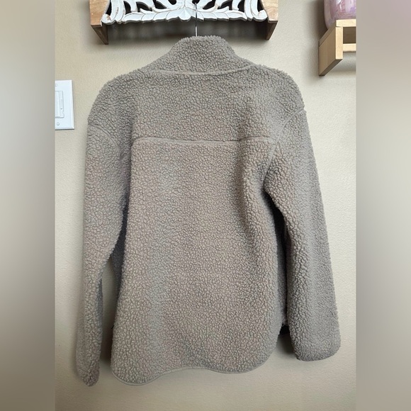 H&M MAMA maternity BEFORE & AFTER BABYWEARING FLEECE JACKET - Picture 4 of 6